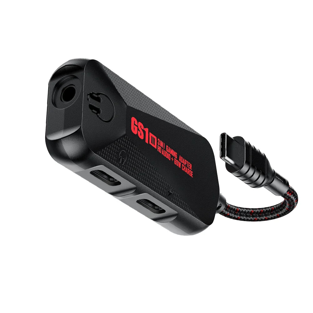 3-in-1 Gaming Sound Card Type-C To 3.5mm Mobile