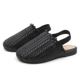 Spring Summer Girls Shoes Weaven Knitted Design Children