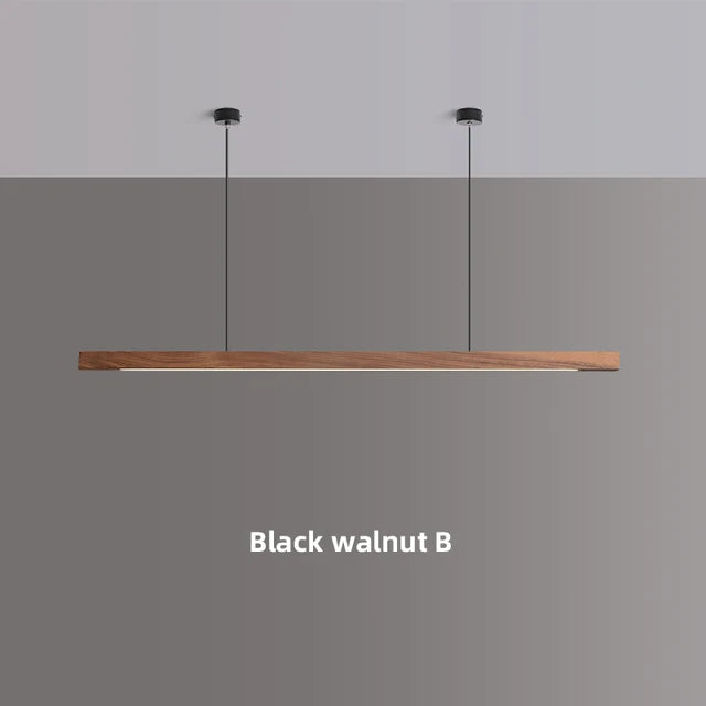 Nordic Wood Pendant Lights LED Modern Hanging Lamps