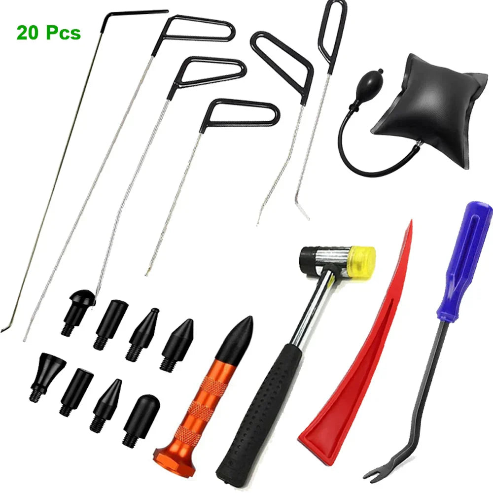 20Pcs Car Dent Repair Stainless Rods Hook Auto