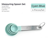 4pcs Baking Tools Kitchen Measuring Spoon Set Stainless