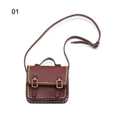New 1/6 1/8 1/12 Dolls Backpack PU Leather