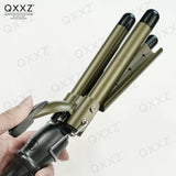 QXXZ 19mm Hair Curler Professional Three Tube Wave