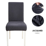 Jacquard Fabric Chair Cover Universal Size Chair Covers