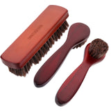 3 Pcs Clean Polish Boot Brush Horse Hair