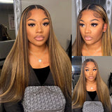 30 inch Ombre Honey Blonde 13x4 13x6 Straight