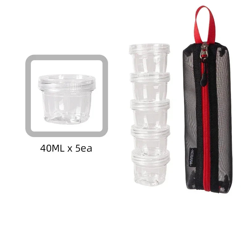 Portable Travel Camping Spice Kit Spice Container Bag