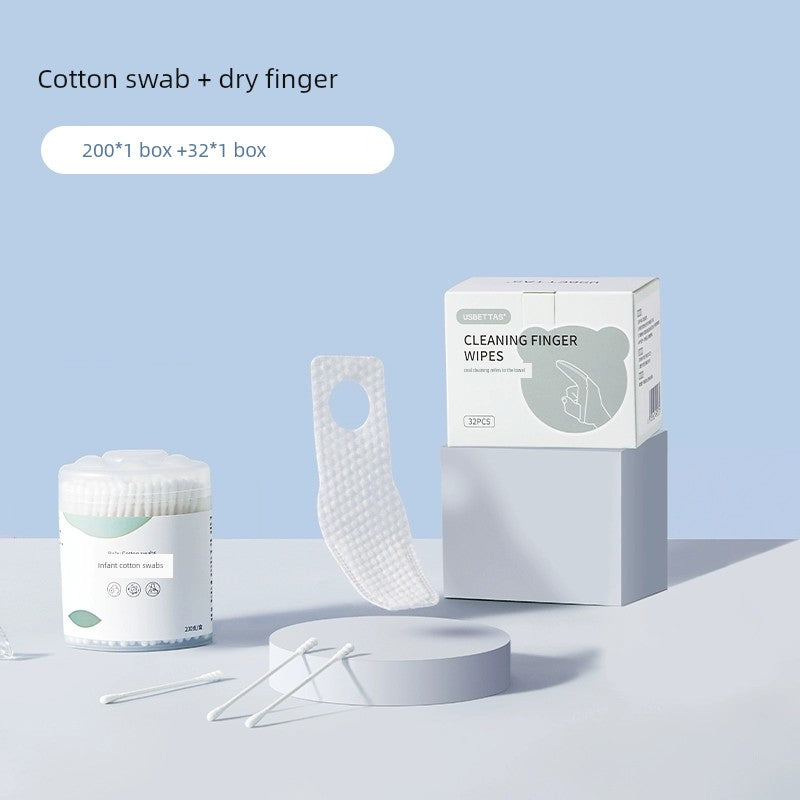 Beipisi Baby Oral Cleaner Gauze Finger Covers Toothbrush