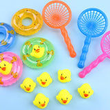 Kids Floating Bath Toys Mini Swimming Rings Rubber