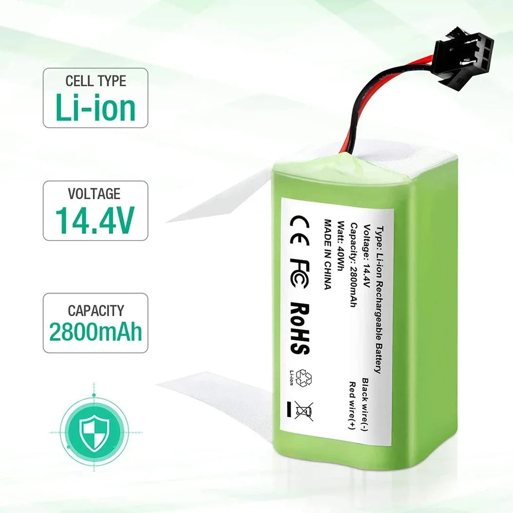 14.4V 6800mAh Li-ion Battery for for Conga 990