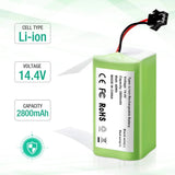 14.4V 6800mAh Li-ion Battery for for Conga 990