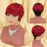 Straight Human Hair Wigs Short Bob Wig With