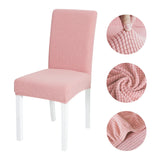 Jacquard Chair Covers Spandex Stretch Seat Slipcover Removable