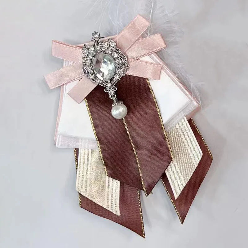 Korean Women's Lolita Bow Tie Brooch Fashion Cosplay
