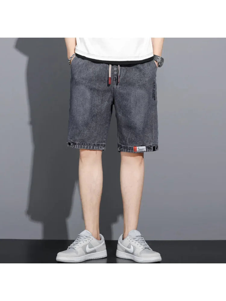 y2k Mens Loose Baggy Denim Short Men Jeans