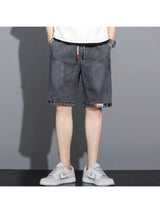 y2k Mens Loose Baggy Denim Short Men Jeans