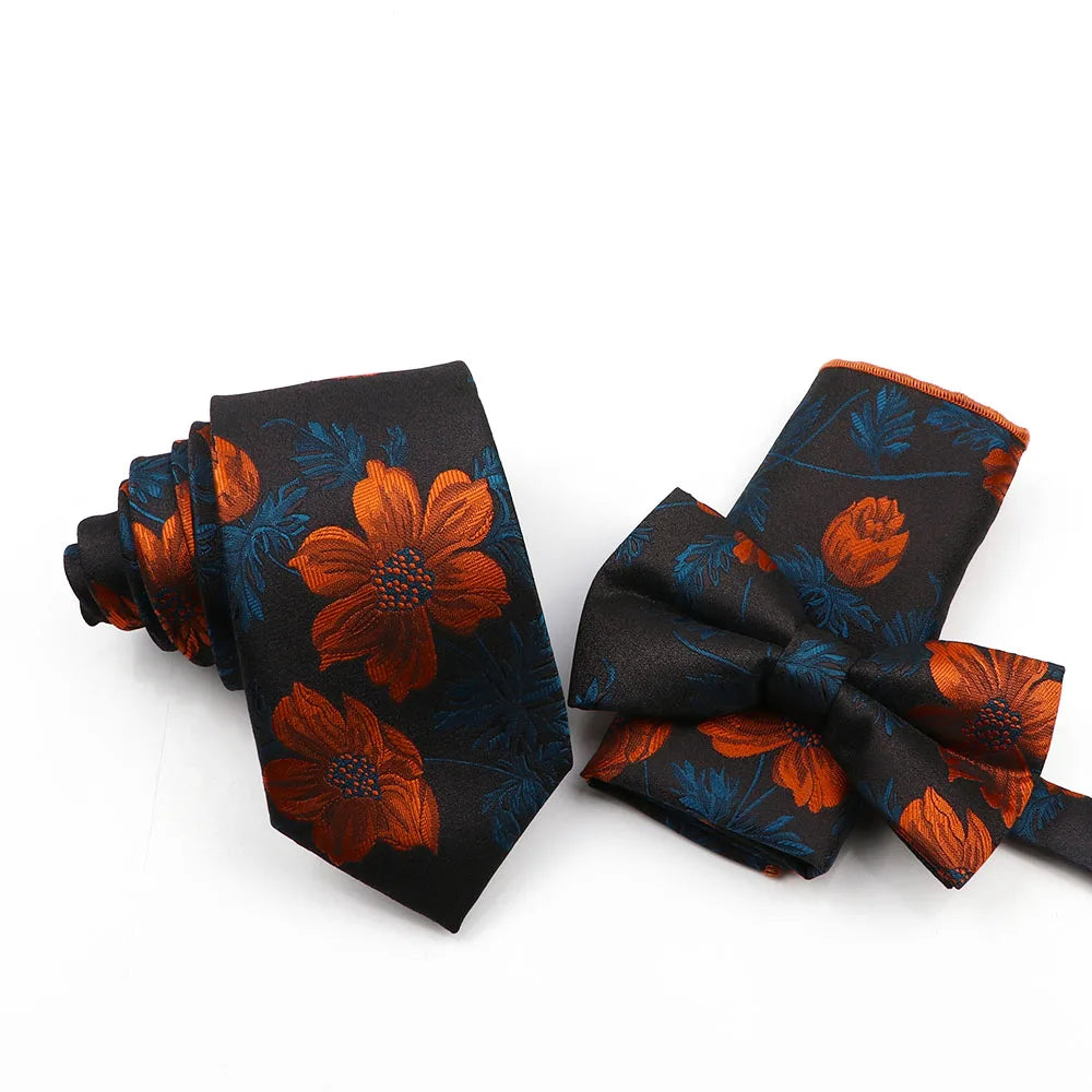 Classic Men's Tie Threepiece Set Polyester Fashion Formal