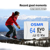 White Mini SD Card 64GB 32GB Flash Memory