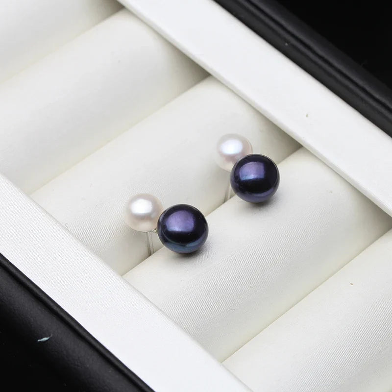 Cute 925 Sterling Silver Stud Piercing Earrings for