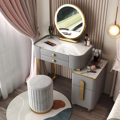 Classic Dressing Table Modern Organizers Mirror Vanity Storage