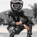 Youth child Motocross Motorcycle Gear Kids Youth Body Protector Vest Armor Jacket Chest Protection with elbow knee protection