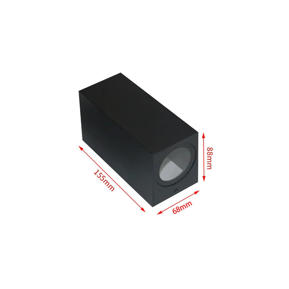 Led Wall Lamp Outdoor Waterproof Up Down GU10