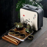 Creative Portable Travel Tea Set With Tea Bag