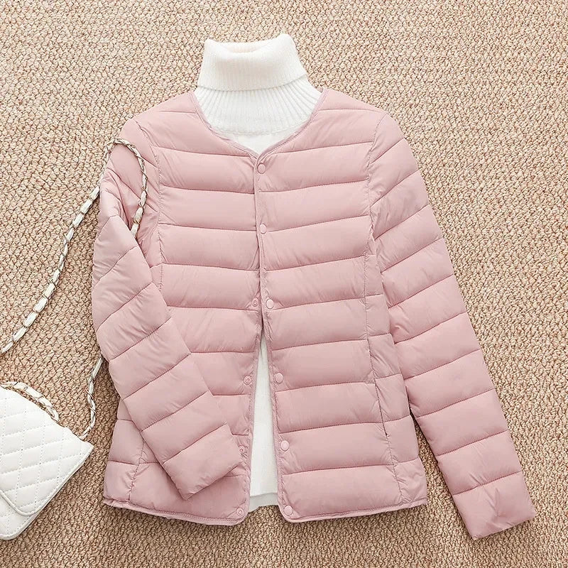 2023 New Women Cotton Jacket Autumn Winter Ultra