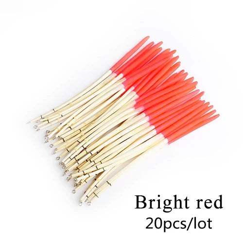 FTK 20pcs Fishing Float Feather Float Hard Tail