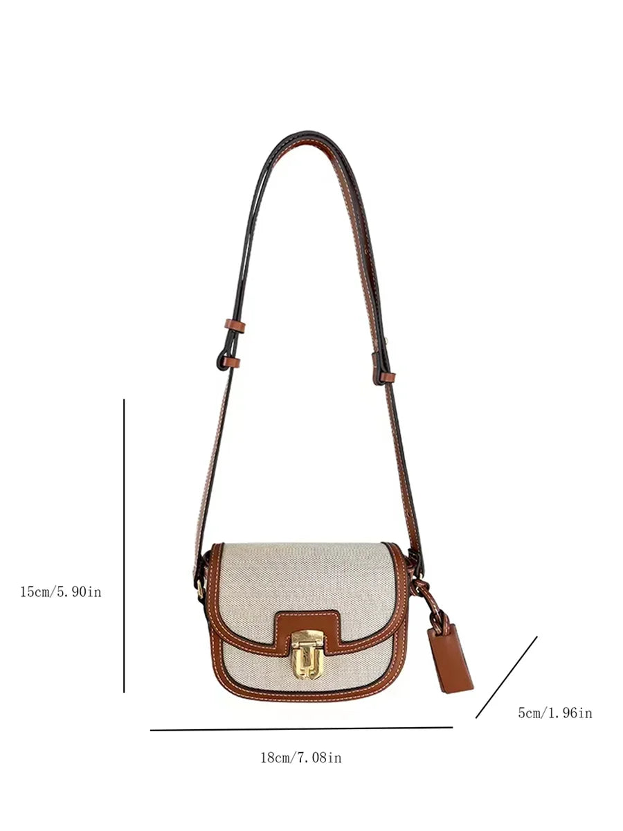 2024 New Small Style Contrast Panel Canvas Retro