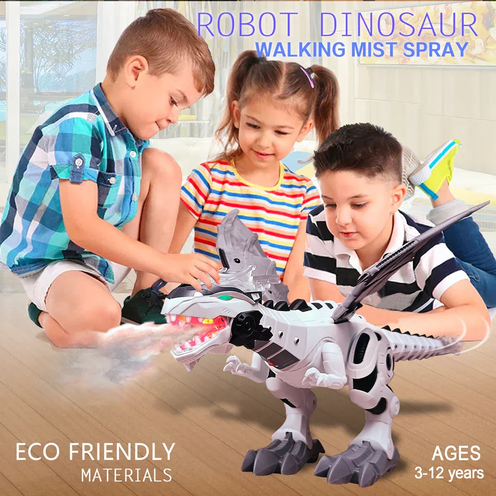 Big Size 47cm Electronic Walking Dinosaur Roaring Flashing