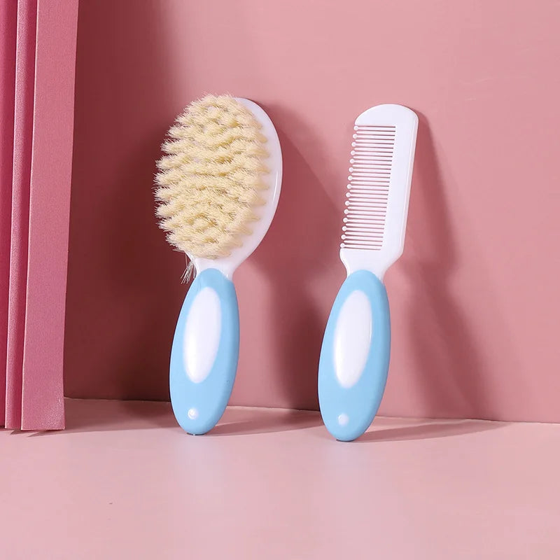 2pcs/let Baby Care Comb Set Anti-scratch Girl Hairbrush