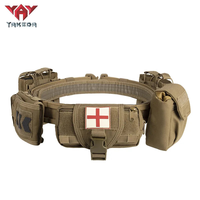 YAKEDA 6 in 1 Tactical Belt Waist Bag