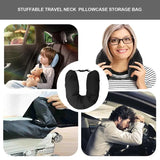 1pcs Fillable Neck Pillows For Travel Soft Tube