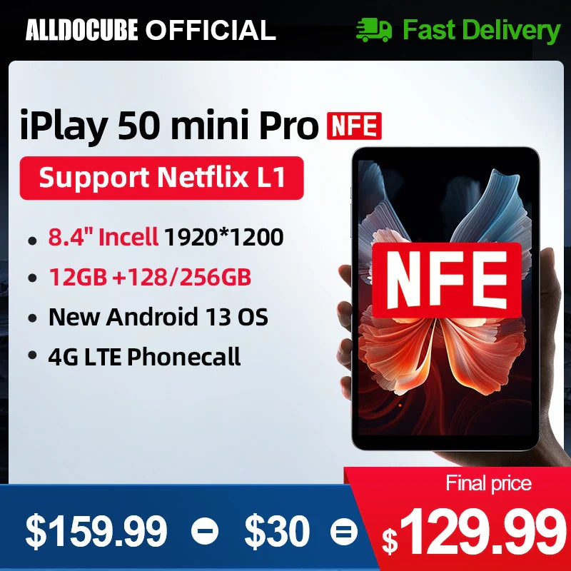 Alldocube iPlay50 Mini PRO Tablet Netflix L1 8.4inch