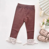 Autumn Girls Cotton Bottoms Pants 2023 New Korean