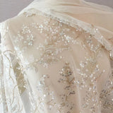 Gold Thread Embroidery Sequins Mesh Lace Party Dresses