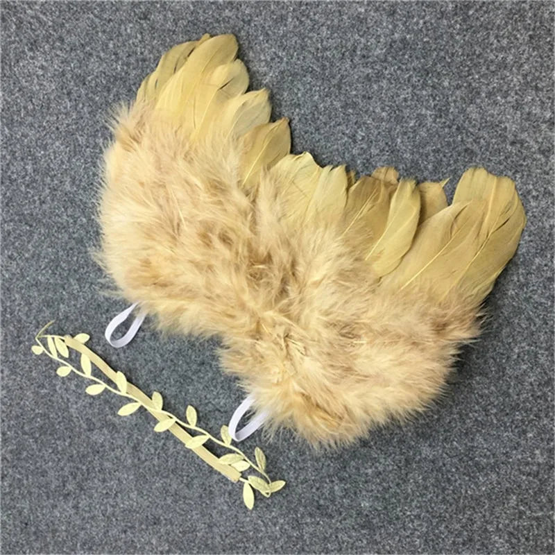 Newborn Photography Accessories Wing Baby Photo Props Handmade Costumes For Infants Fotografia Crochet Costumes For Baby New