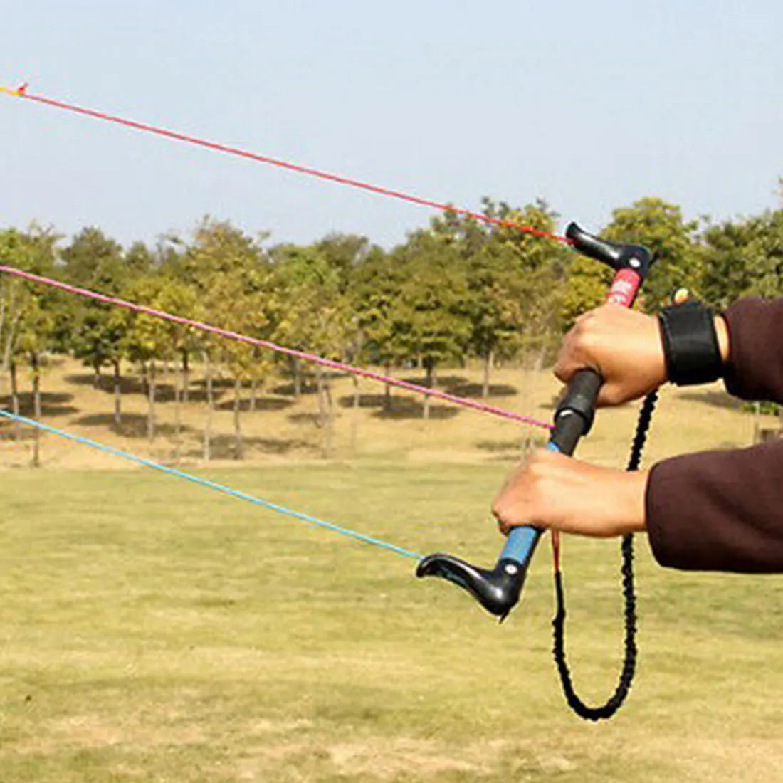 9KM 55cm Line Kite Control Bar Wrist Leash