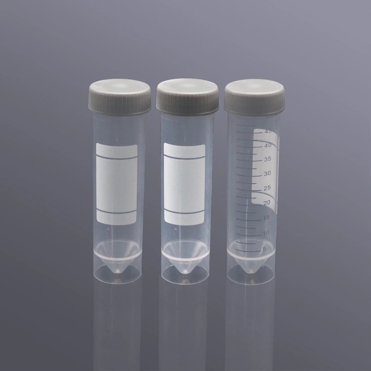 25Pcs Biosharp 50ml Screw Top Centrifuge Tube Sterile