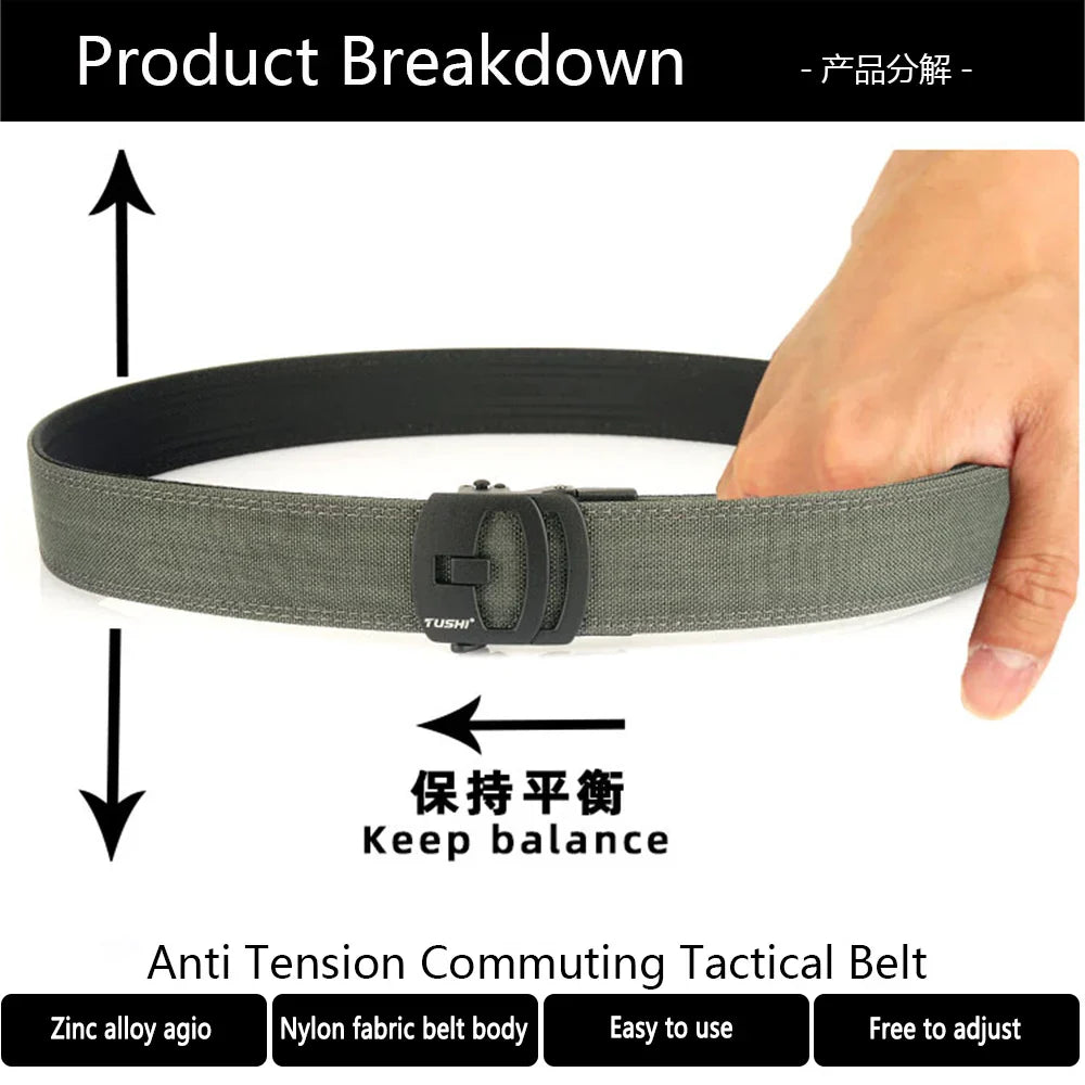 TUSHI New Military New Belt For Men Sturdy