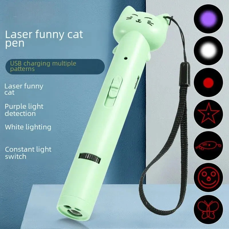 Usb Rechargeable Laser Cat Toy Infrared Light Laser