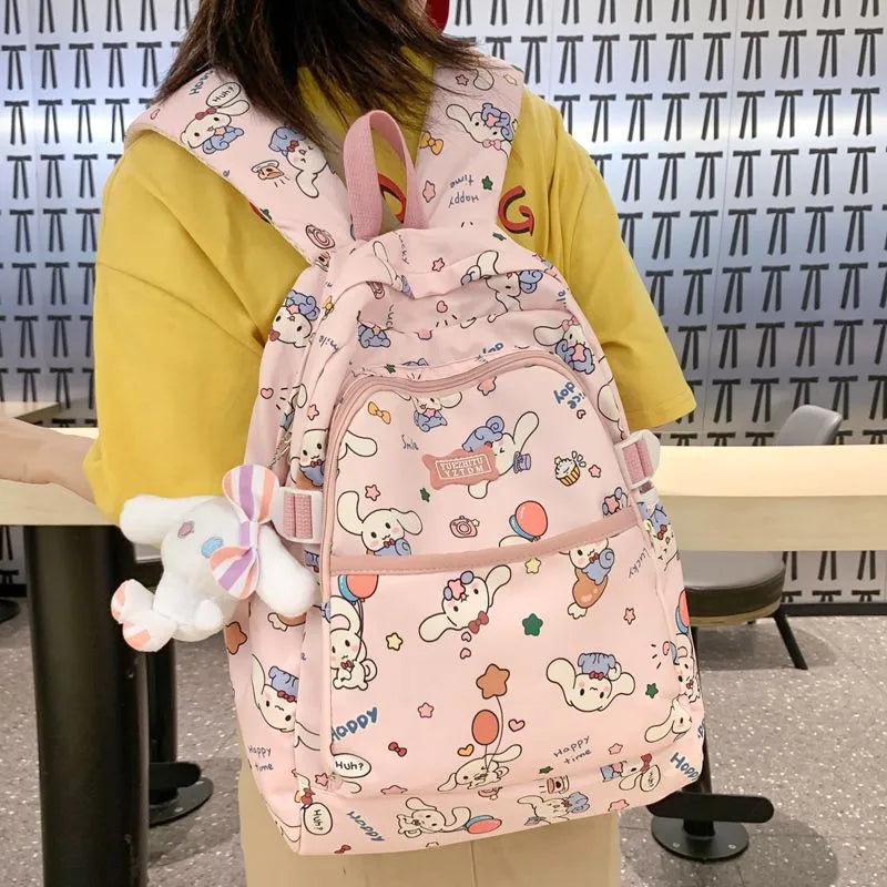 2023 New Kawaii Sanrio School Bag Pink Cinnamoroll