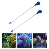 2 Pcs Coral Feeding Tube Glass Fish Tank