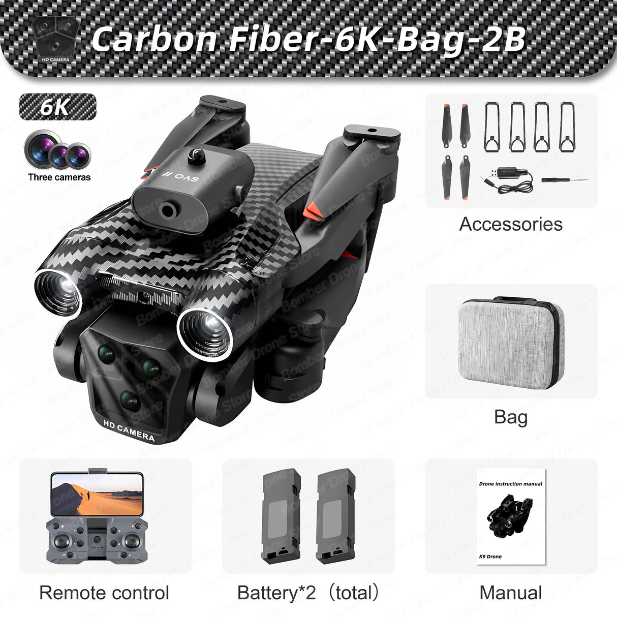 New K9Max RC Drone 4K Professinal 8K Wide