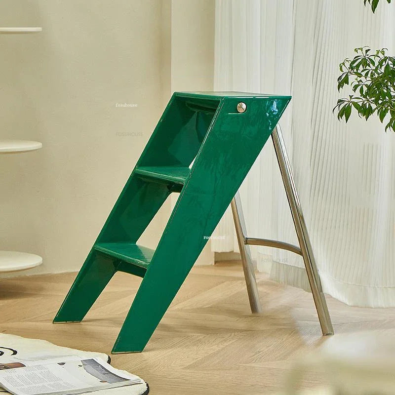 Modern Home Folding Ladder Transparent Acrylic Step Ladders
