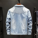 Winter Padded And Thickened Denim Jacket Men's Denim