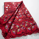 French Tulle Lace Fabric 2024 High Qulity African