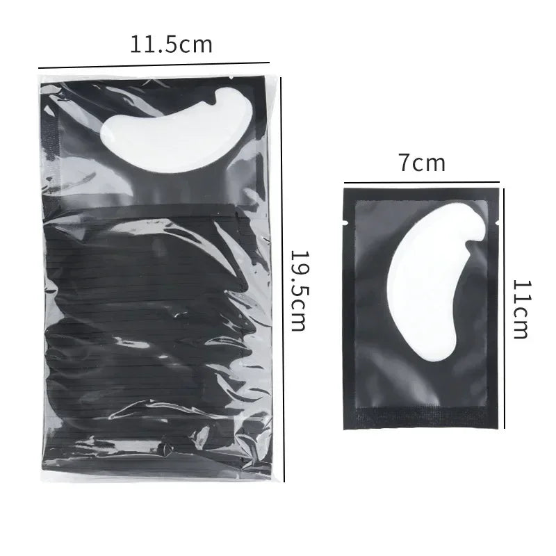 100PCS V Shaped Eyelash Patches Hydrogel Gel Eye