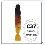 24Inch Synthetic Long Jumbo Ombre Braiding Hair For
